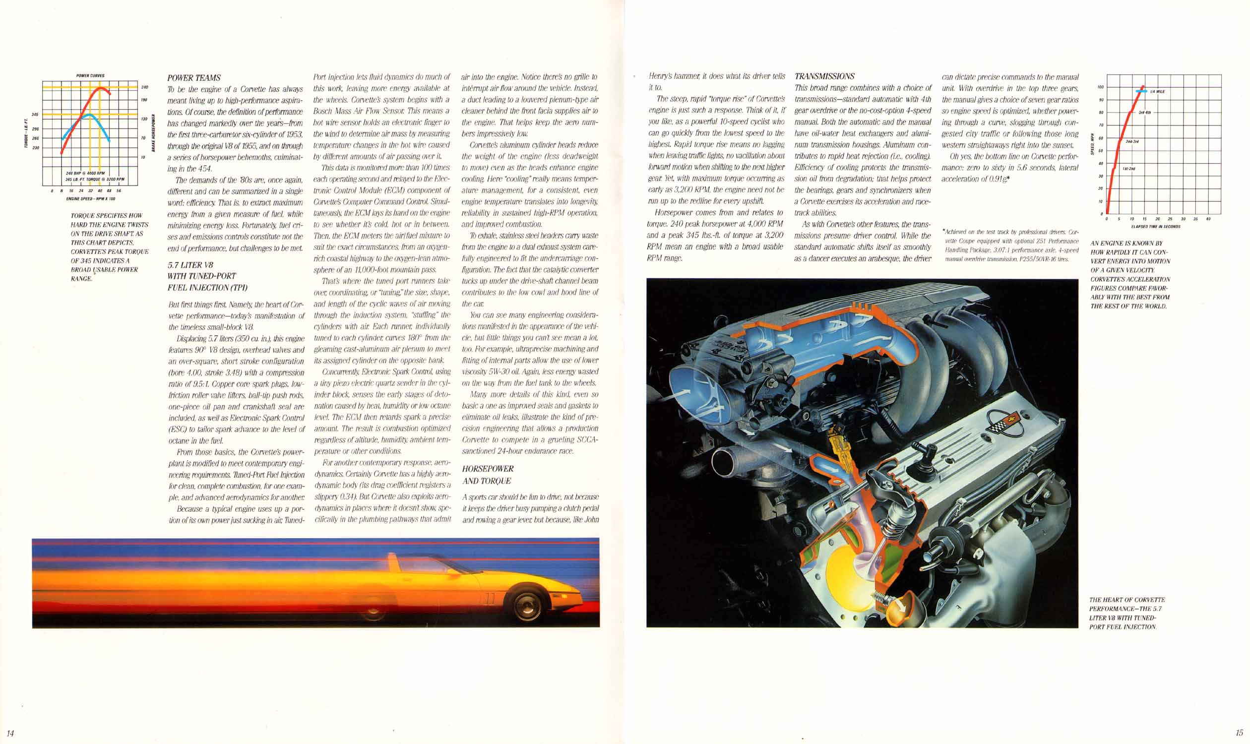 1987 Corvette Prestige Brochure Page 2
